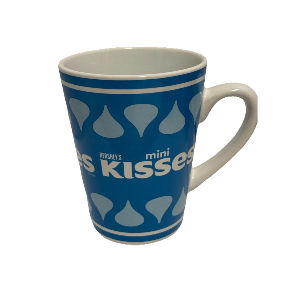 MINT! Hershey Kisses Blue Printed Collector‎ Mug on White FREE SHIPPING!